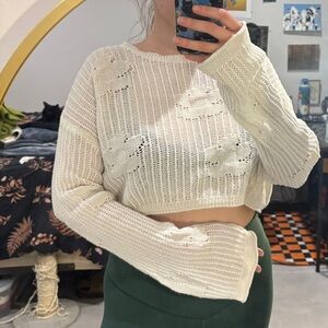 Sincerely Jules Cream Knit Sweater